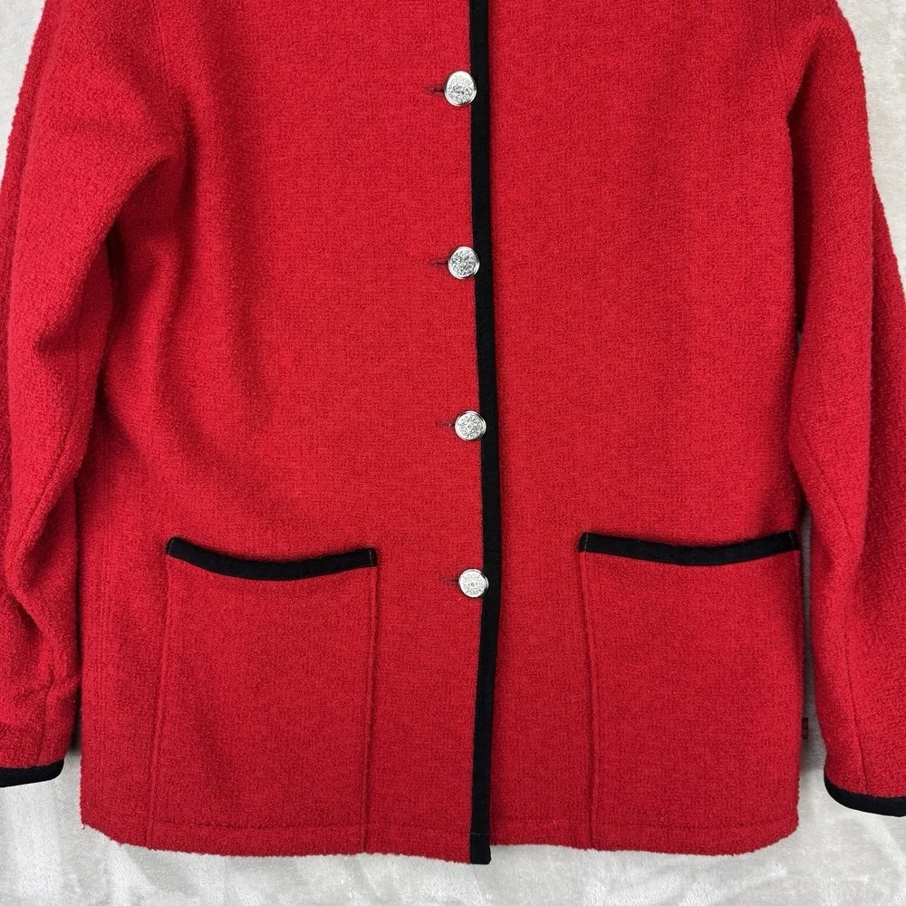 Woolrich Jacket Womens Small Red‎ Wool USA Made Heritage Outdoor Cottage Core